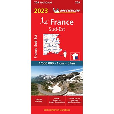 Michelin Carte Nationale France Sud-Est 2023 - Publicité Michelin Carte Nationale France Sud-Est 2023 - Publicité