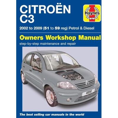 Haynes Citroen C3 Petrol & Diesel (02 09) Repair Manual - Publicité Haynes Citroen C3 Petrol & Diesel (02 09) Repair Manual - Publicité