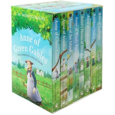 Montgomery, L. M The Complete Collection Anne Of Green Gables 8 Books Set: Anne Of Green Gables, Anne Of Avonlea, Anne Of The Island, Anne Of Windy Poplars, Anne's ... Rainbow Valley & Rilla Of Ingleside - Publicité Montgomery, L. M The Complete Collection Anne Of Green Gables 8 Books Set: Anne Of Green Gables, Anne Of Avonlea, Anne Of The Island, Anne Of Windy Poplars, Anne's ... Rainbow Valley & Rilla Of Ingleside - Publicité