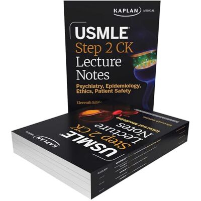 Kaplan Medical USMLE Step 2 CK Lecture Notes, Eleventh Edition: 5-Book Clinical Review (2026-2027) - Publicité Kaplan Medical USMLE Step 2 CK Lecture Notes, Eleventh Edition: 5-Book Clinical Review (2026-2027) - Publicité