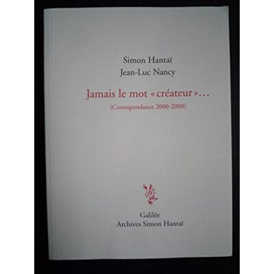Hantaï, Simon Jamais le mot créateur (0000) - Publicité Hantaï, Simon Jamais le mot créateur (0000) - Publicité