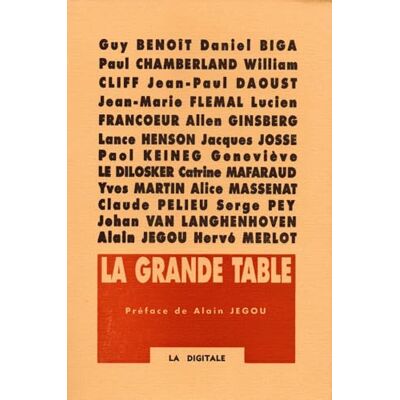 Collectif Grande table - Publicité Collectif Grande table - Publicité