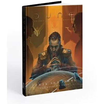Modiphius Dune : Power and Pawns: The Emperors Court Livre de RPG à Couverture Rigide - Publicité Modiphius Dune : Power and Pawns: The Emperors Court Livre de RPG à Couverture Rigide - Publicité