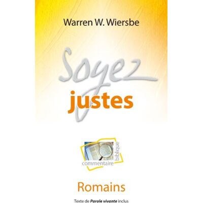 Wiersbe, W Soyez justes - Publicité Wiersbe, W Soyez justes - Publicité