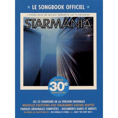BERGER MICHEL/PLAMAN STARMANIA OFFICIEL CHANT, PIANO OU GUITARE - Publicité BERGER MICHEL/PLAMAN STARMANIA OFFICIEL CHANT, PIANO OU GUITARE - Publicité
