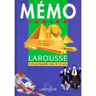 Collectif Mémo junior Larousse: L'encyclopédie des 9-12 an - Publicité Collectif Mémo junior Larousse: L'encyclopédie des 9-12 an - Publicité