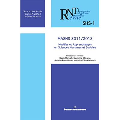 Mashs 2011-2012 : Modèles et Apprentissages en Sciences Humaines et Sociales - Publicité Mashs 2011-2012 : Modèles et Apprentissages en Sciences Humaines et Sociales - Publicité