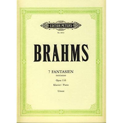 Johannes, Brahms Fantasien(7) op.116 piano - Publicité Johannes, Brahms Fantasien(7) op.116 piano - Publicité