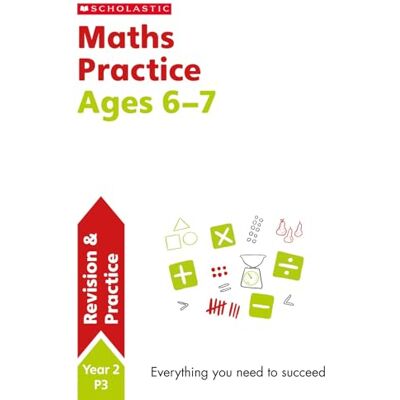 Scholastic Maths practice book for ages 6-7 (Year 2). Perfect for Home Learning. (100 Practice Activities) - Publicité Scholastic Maths practice book for ages 6-7 (Year 2). Perfect for Home Learning. (100 Practice Activities) - Publicité