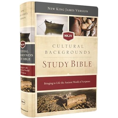 Zondervan NKJV, Cultural Backgrounds Study Bible, Hardcover, Red Letter: Bringing to Life the Ancient World of Scripture - Publicité Zondervan NKJV, Cultural Backgrounds Study Bible, Hardcover, Red Letter: Bringing to Life the Ancient World of Scripture - Publicité