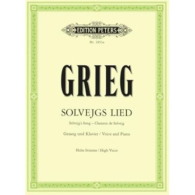 Edvard, Grieg Solveigs lied opus 55/4 chant - Publicité Edvard, Grieg Solveigs lied opus 55/4 chant - Publicité