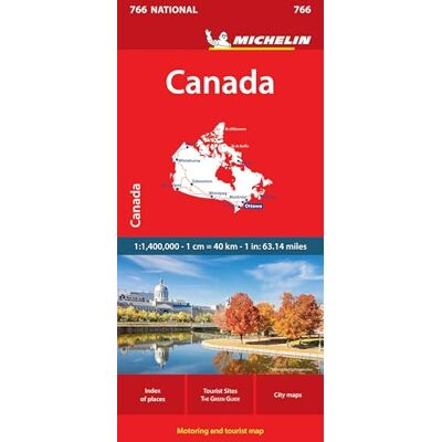 Michelin Canada: Motoring and Tourist Map: Index of Places, Tourist Sites, City Maps - Publicité Michelin Canada: Motoring and Tourist Map: Index of Places, Tourist Sites, City Maps - Publicité