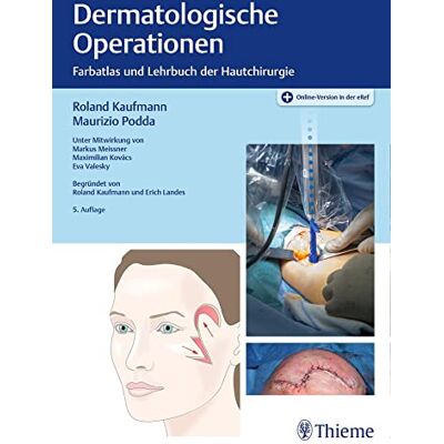 Kaufmann, Roland Dermatologische Operationen: Farbatlas und Lehrbuch der Hautchirurgie - Publicité Kaufmann, Roland Dermatologische Operationen: Farbatlas und Lehrbuch der Hautchirurgie - Publicité