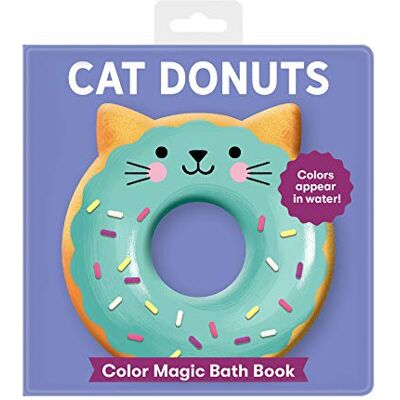 Mudpuppy Cat Donuts Color Magic Bath Book - Publicité Mudpuppy Cat Donuts Color Magic Bath Book - Publicité