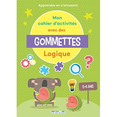 Collectif Mon cahier d'activités avec des gommettes Logique 5-6 ans: Apprendre en s'amusant - Publicité Collectif Mon cahier d'activités avec des gommettes Logique 5-6 ans: Apprendre en s'amusant - Publicité