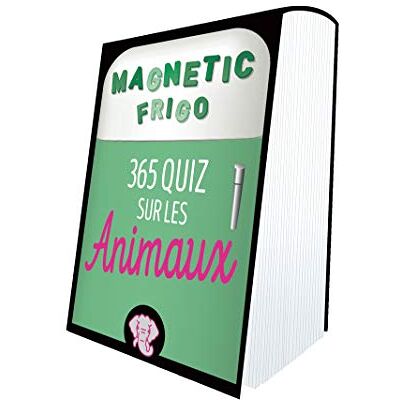 Collectif Magnetic frigo 365 quizz animaux - Publicité Collectif Magnetic frigo 365 quizz animaux - Publicité