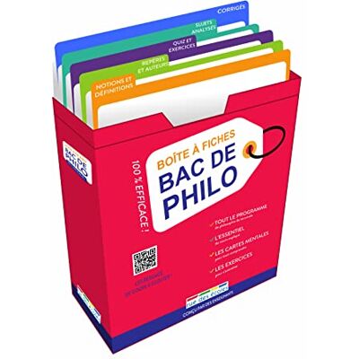 Collectif Boîte à fiches Bac philosophie: 80 fiches pour réussir ! - Publicité Collectif Boîte à fiches Bac philosophie: 80 fiches pour réussir ! - Publicité