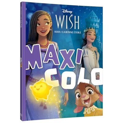 WISH, ASHA ET LA BONNE ÉTOILE Maxi Colo Disney - Publicité WISH, ASHA ET LA BONNE ÉTOILE Maxi Colo Disney - Publicité