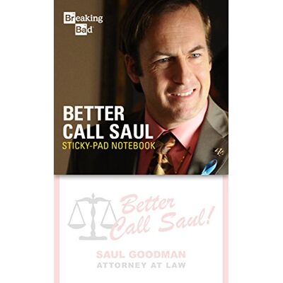 Breaking Bad Better Call Saul Sticky-Pad Notebook - Publicité Breaking Bad Better Call Saul Sticky-Pad Notebook - Publicité