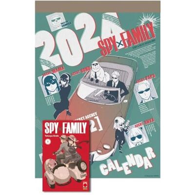Panini SPY X FAMILY CALENDRIER 2024 + SPY X FAMILY 1 VARIANT - Publicité Panini SPY X FAMILY CALENDRIER 2024 + SPY X FAMILY 1 VARIANT - Publicité