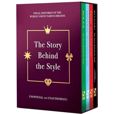 Taylor The Story Behind the Style Box Set: Visual histories of Tiffany and Co, Cartier, Bulgari and Rolex - Publicité Taylor The Story Behind the Style Box Set: Visual histories of Tiffany and Co, Cartier, Bulgari and Rolex - Publicité