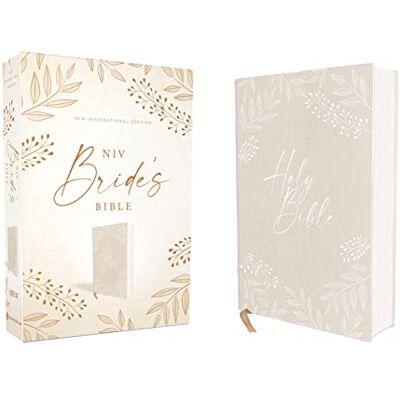 Zondervan NIV, Bride's Bible, Cloth over Board, Cream, Red Letter, Comfort Print - Publicité Zondervan NIV, Bride's Bible, Cloth over Board, Cream, Red Letter, Comfort Print - Publicité