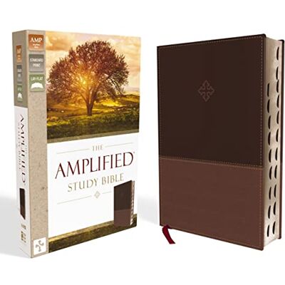 Zondervan The Amplified Study Bible, Leathersoft, Brown, Thumb Indexed - Publicité Zondervan The Amplified Study Bible, Leathersoft, Brown, Thumb Indexed - Publicité