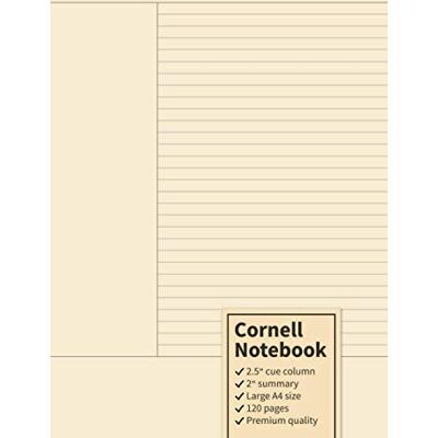Myles, Alex A. Cornell Notebook: A4 Size Notetaking System for Students - Publicité Myles, Alex A. Cornell Notebook: A4 Size Notetaking System for Students - Publicité