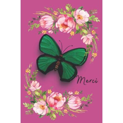 Emporium, Violette Cahier de note Merci: Journal de gratitude Thank you notebook - Publicité Emporium, Violette Cahier de note Merci: Journal de gratitude Thank you notebook - Publicité