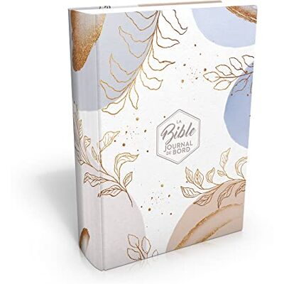 Bible Segond 21 Journal de bord : couverture rigide, toile imprimée motifs - Publicité Bible Segond 21 Journal de bord : couverture rigide, toile imprimée motifs - Publicité