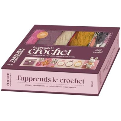 Tisane Crochet Coffret J'apprends le crochet - Publicité Tisane Crochet Coffret J'apprends le crochet - Publicité