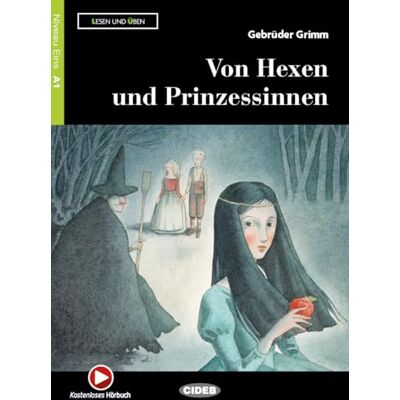 Grimm, Bruder Lesen und Uben: Von Hexen und Prinzessinnen + CD + App + DeA LINK - Publicité Grimm, Bruder Lesen und Uben: Von Hexen und Prinzessinnen + CD + App + DeA LINK - Publicité