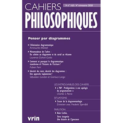 XXX Penser par diagramme (Cahiers philosophiques, n. 163 4/2020) - Publicité XXX Penser par diagramme (Cahiers philosophiques, n. 163 4/2020) - Publicité