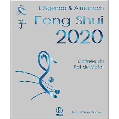 Rinchart, Marc-Olivier Agenda & Almanach Feng Shui 2020 L'année du Rat de Métal - Publicité Rinchart, Marc-Olivier Agenda & Almanach Feng Shui 2020 L'année du Rat de Métal - Publicité