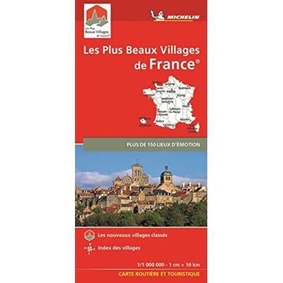 Michelin Carte Carte des plus beaux villages de France - Publicité Michelin Carte Carte des plus beaux villages de France - Publicité