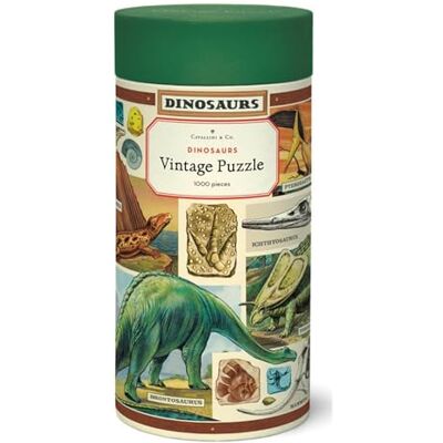 CAVALLINI & CO. Puzzle Vintage Dinosaures 1000 Pièces (PZL/Dino) - Publicité CAVALLINI & CO. Puzzle Vintage Dinosaures 1000 Pièces (PZL/Dino) - Publicité