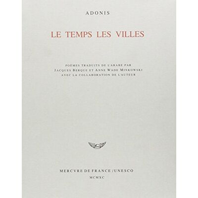 Adonis Le temps les villes - Publicité Adonis Le temps les villes - Publicité