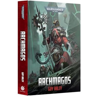 Games Workshop Bibliothèque noire Warhammer 40 000 Belisarius Cawl : Archmagos (couverture rigide) - Publicité Games Workshop Bibliothèque noire Warhammer 40 000 Belisarius Cawl : Archmagos (couverture rigide) - Publicité