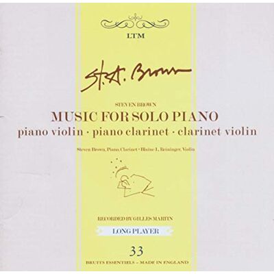 Brown Music for Solo Piano - Publicité Brown Music for Solo Piano - Publicité