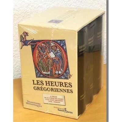 Communauté Saint-Martin Les Heures grégoriennes : 3 volumes. Edition bilingue français-latin - Publicité Communauté Saint-Martin Les Heures grégoriennes : 3 volumes. Edition bilingue français-latin - Publicité