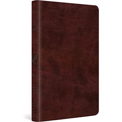 Holy Bible: Esv Thinline Bible Trutone, Mahogany - Publicité Holy Bible: Esv Thinline Bible Trutone, Mahogany - Publicité