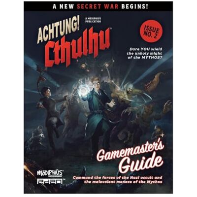 Entertainment, Modiphius Achtung! Cthulhu 2D20 Gamemaster's Guide - Publicité Entertainment, Modiphius Achtung! Cthulhu 2D20 Gamemaster's Guide - Publicité