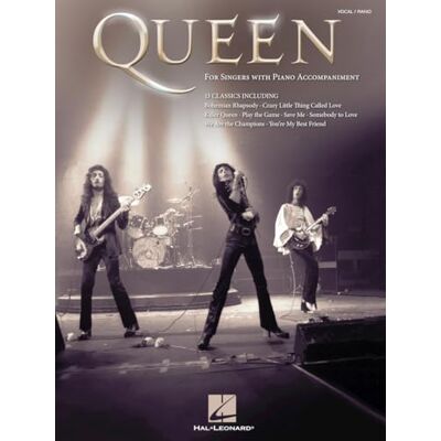 Hal Leonard Publishing Corporation Queen: For Singers With Piano Accompaniment - Publicité Hal Leonard Publishing Corporation Queen: For Singers With Piano Accompaniment - Publicité