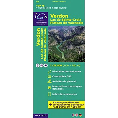 IGN Verdon / Lac Ste Croix / Plateau de Valensole (75013) - Publicité IGN Verdon / Lac Ste Croix / Plateau de Valensole (75013) - Publicité
