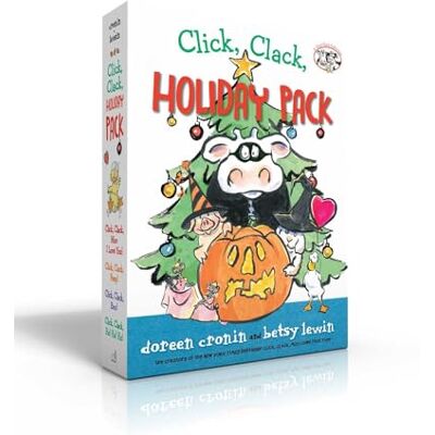 Cronin, Doreen Click, Clack, Holiday Pack (Boxed Set): Click, Clack, Moo I Love You!; Click, Clack, Peep!; Click, Clack, Boo!; Click, Clack, Ho, Ho, Ho! - Publicité Cronin, Doreen Click, Clack, Holiday Pack (Boxed Set): Click, Clack, Moo I Love You!; Click, Clack, Peep!; Click, Clack, Boo!; Click, Clack, Ho, Ho, Ho! - Publicité