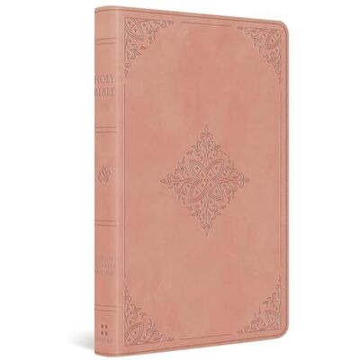 ESV Holy Bible: English Standard Version, Blush Rose, Trutone, Fleur-de-lis Design, Large Print, Value, Thinline - Publicité ESV Holy Bible: English Standard Version, Blush Rose, Trutone, Fleur-de-lis Design, Large Print, Value, Thinline - Publicité