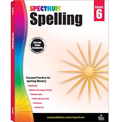Spectrum Spelling, Grade 6 - Publicité Spectrum Spelling, Grade 6 - Publicité