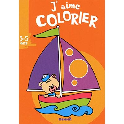 Collectif J'aime colorier (3-5 ans) voilier - Publicité Collectif J'aime colorier (3-5 ans) voilier - Publicité