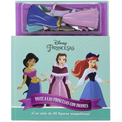 Disney Princesas. Viste a las princesas con imanes: Libro magnético - Publicité Disney Princesas. Viste a las princesas con imanes: Libro magnético - Publicité