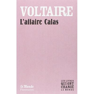 Voltaire L'AFFAIRE CALAS (MONDE) - Publicité Voltaire L'AFFAIRE CALAS (MONDE) - Publicité